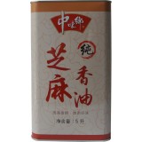 中味乡纯芝麻油400ml、5L