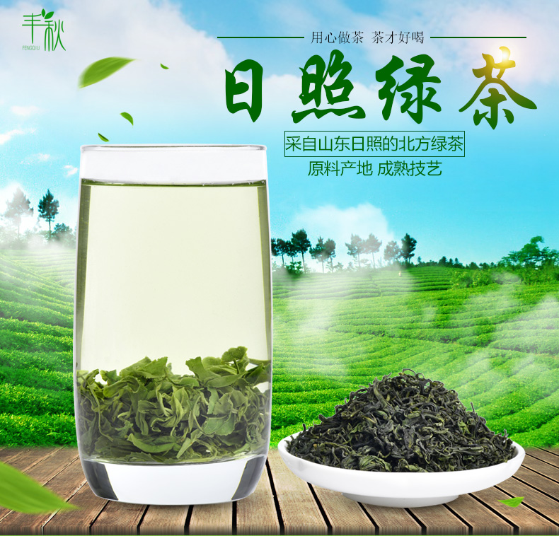 日照绿茶 新茶2017散装浓香春茶