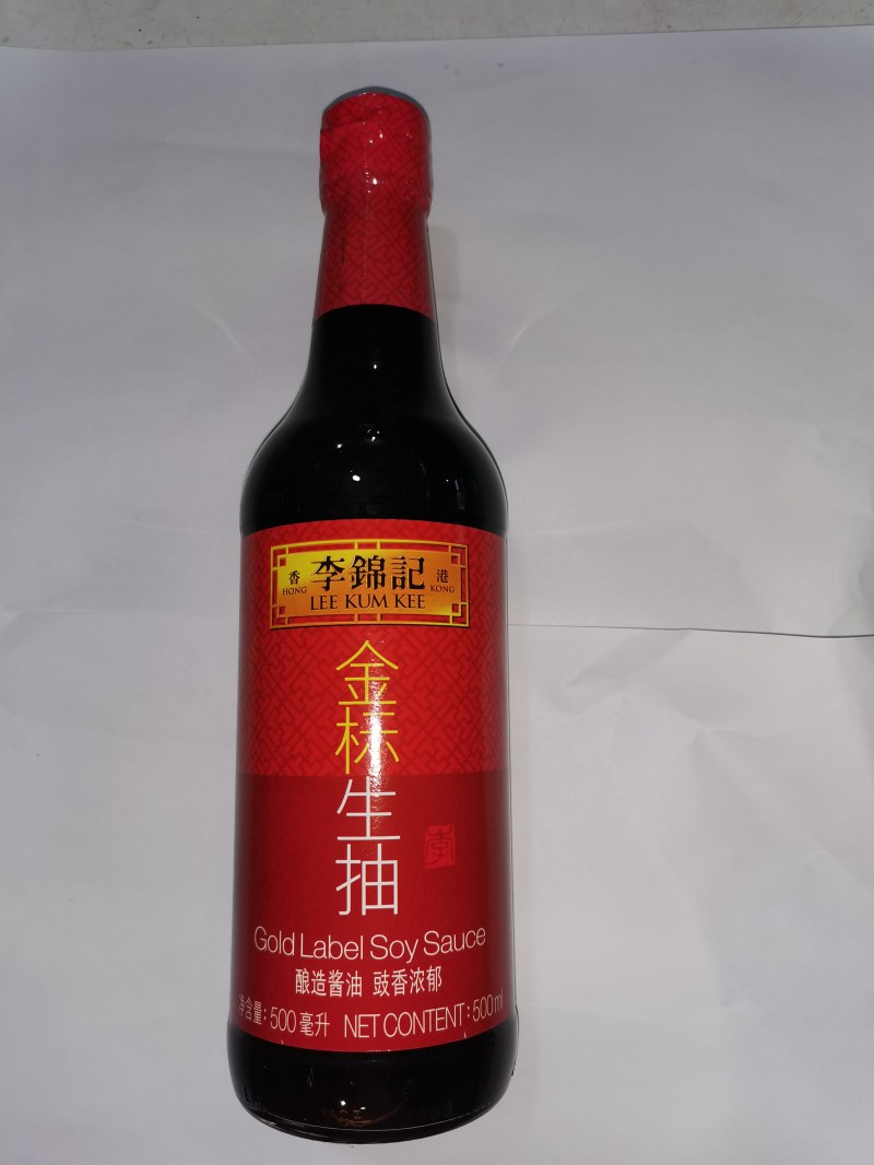 19李锦记金标生抽500ml